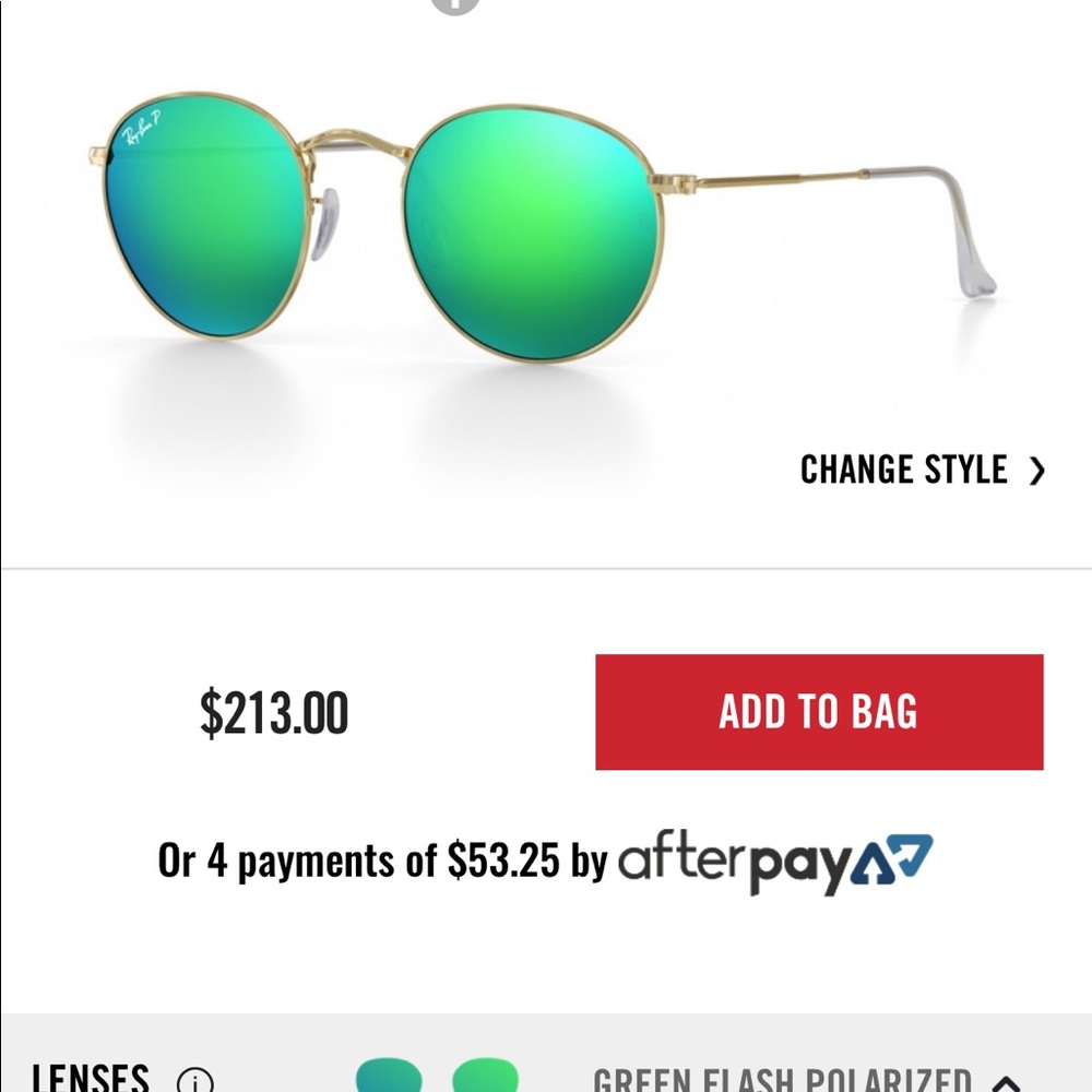 Round Metal Rayban Sunglasses!
